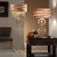 CJ104 BROWN FLOOR LAMP